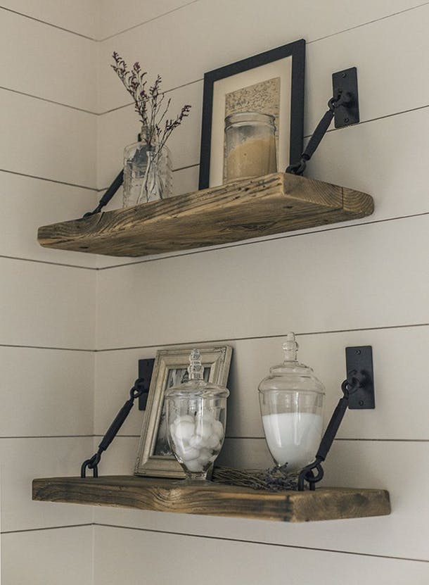 Diy Rustic Wood Shelves You Can Build Yourself