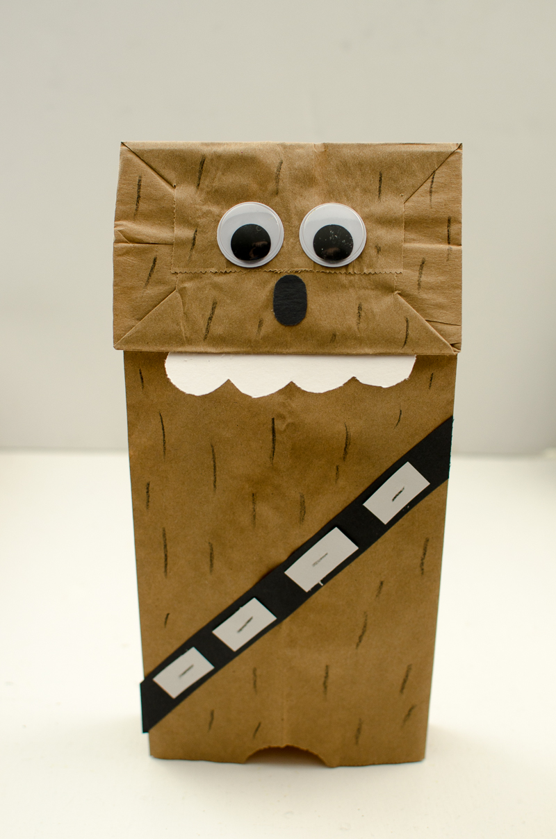 dinosaur brown paper bag puppet