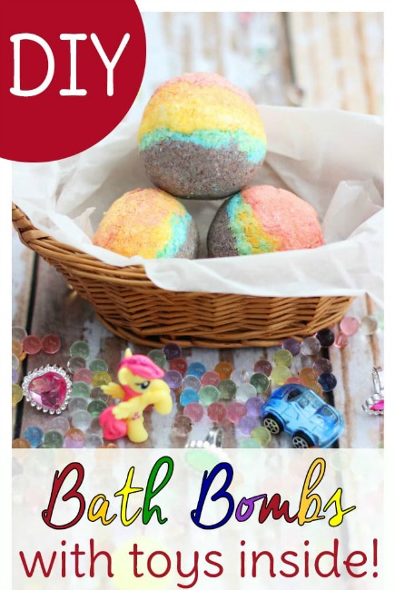 DIY Bath Bombs with Toy Inside - Must Have Mom