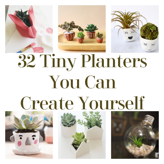 DIY Mini Pinch Pot Planters - A Beautiful Mess