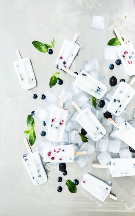 Berry Health Coconut Milk Popsicles