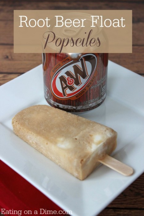 Root Beer Float Popsicles