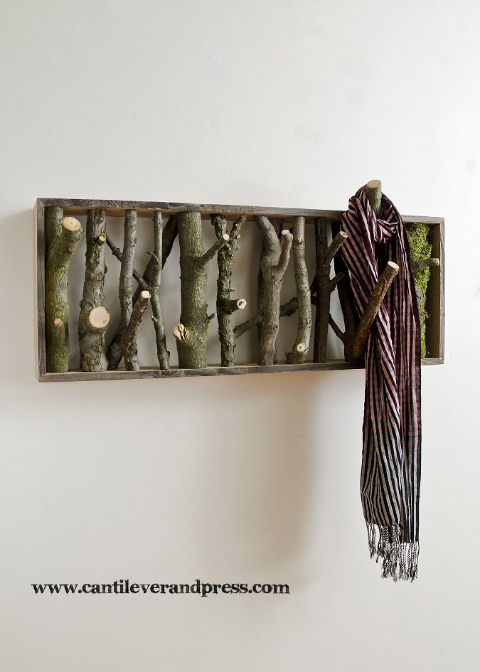 Coat Rack. This would be so easy to make