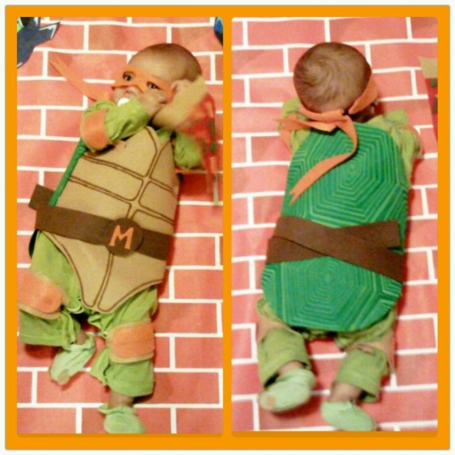 newborn ninja turtle costume