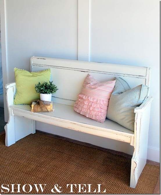 bench from a headboard footboard