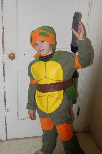 diy Ninja Turtle Costume for a child