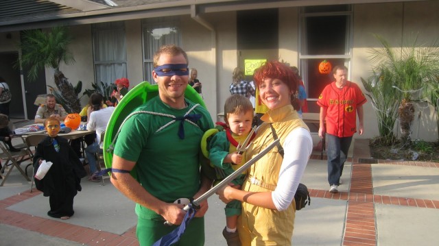 family costume of tmnt