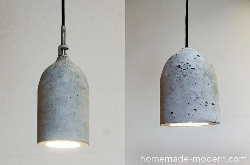 How To Make Your Own Designer Concrete Pendant Lamp
