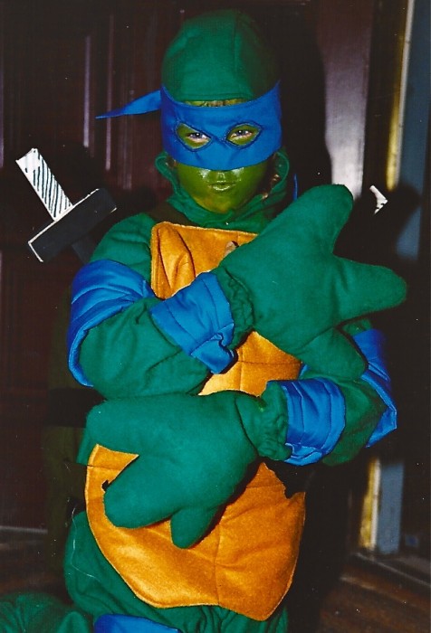 homemade ninja turtle costume for child
