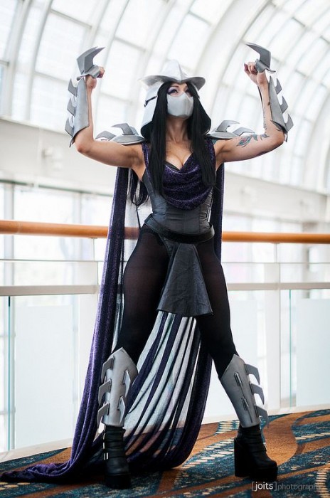 sexy female shredder cosplay costume