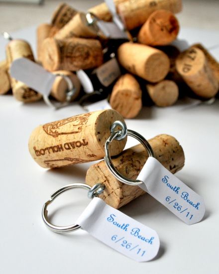 wine cork keychaings