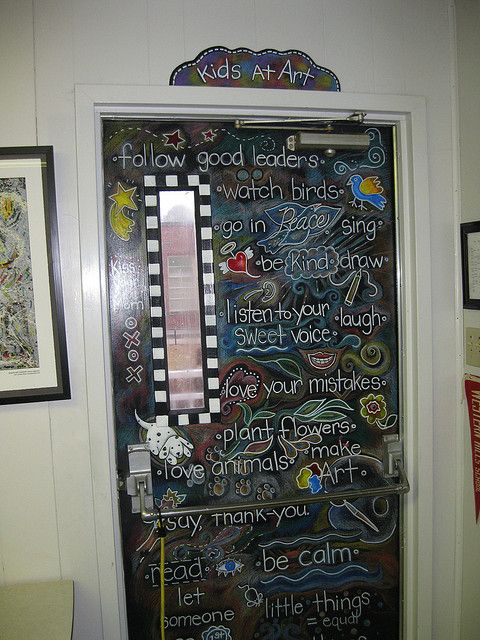 Chalkboard Door