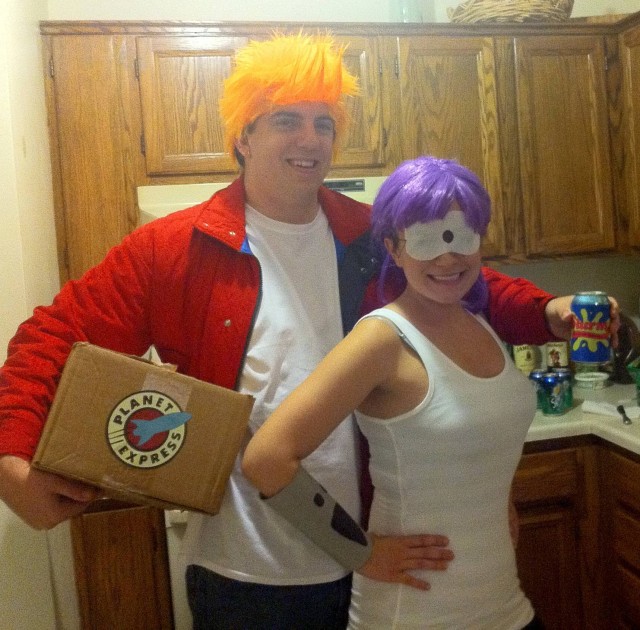 fry and leela halloween couples costume idea