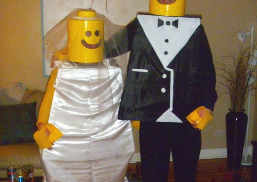 lego-bride-groom-halloween costume