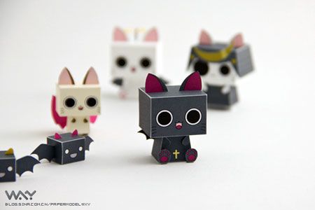 Nyanpire papercraft - free printable templates