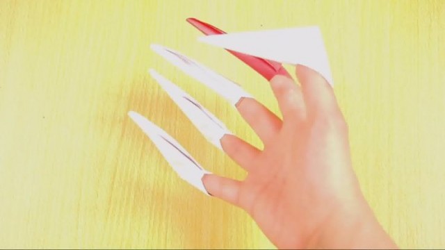Origami Paper Claws