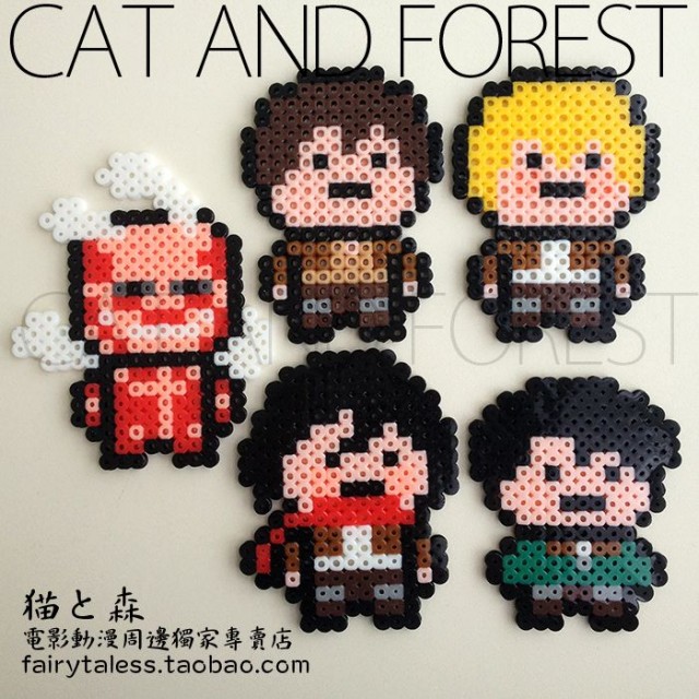 Perler bead pattern attack on titan