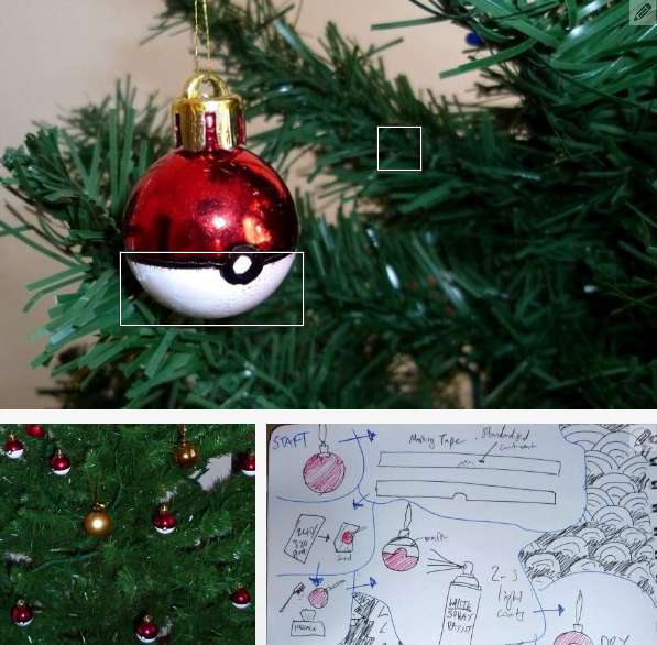Pokeman Christmas Tree Ornaments
