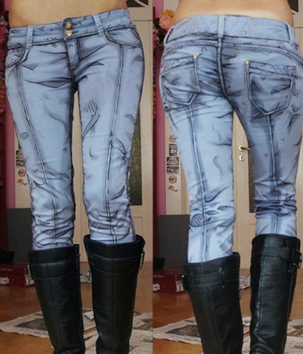 anime character with these DIY jeans