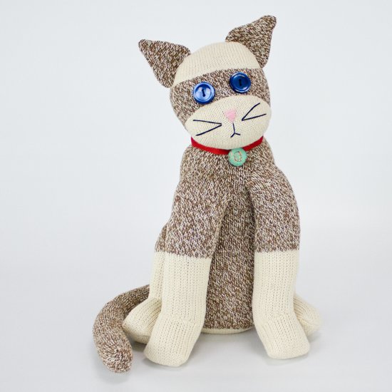 sock monkey cat