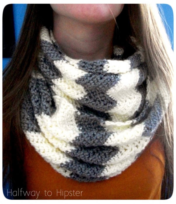 Chevron Scarf Pattern HalfwaytoHipster