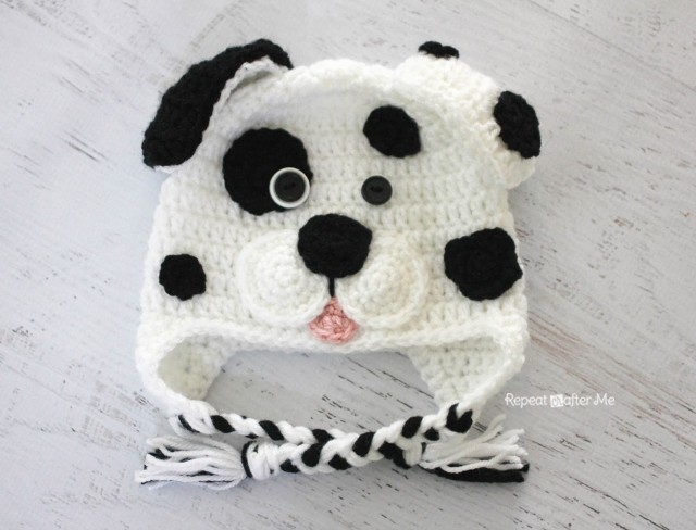 Crochet Dalmatian Dog Pattern Repeat Crafter Me