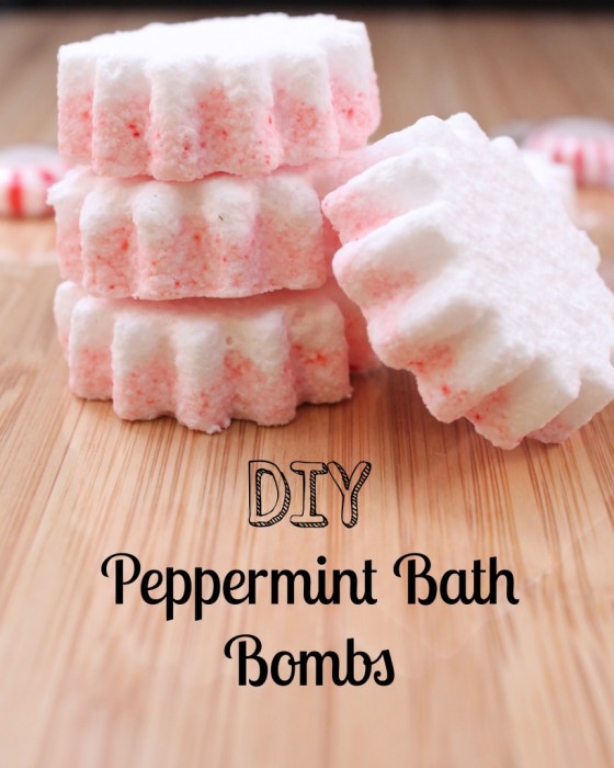 DIY Peppermint Bath Bombs