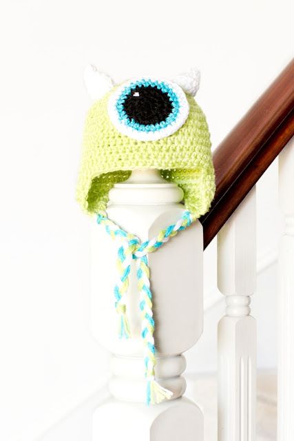 Mike Wazowski Baby Hat Crochet Pattern Hopeful Honey
