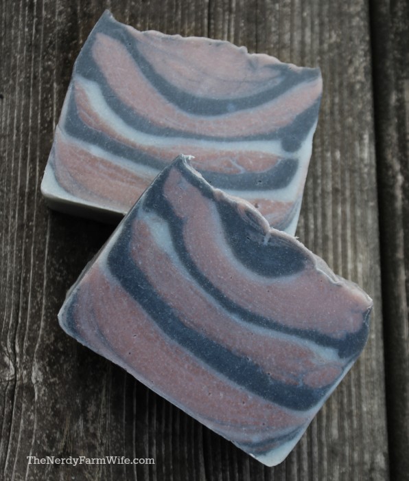 Natural-Clay-Soap-Using-Funnel-Pour-Method thenerdyfarmwife