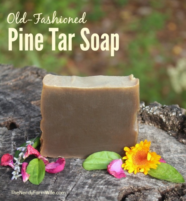 Old-Fashioned-Pine-Tar-Soap-800 thenerdyfarmwife