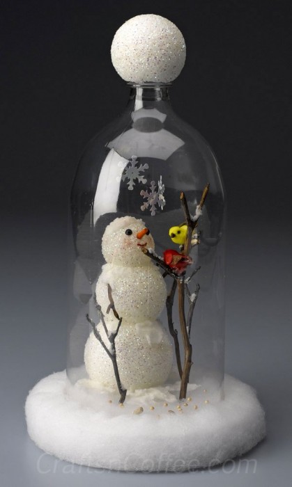 diy-snowman-cloche