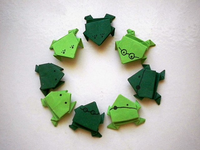 origami-frog