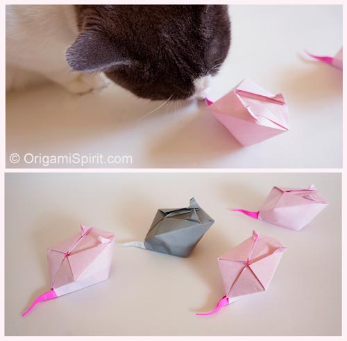 origami-mouse-for-your-cat