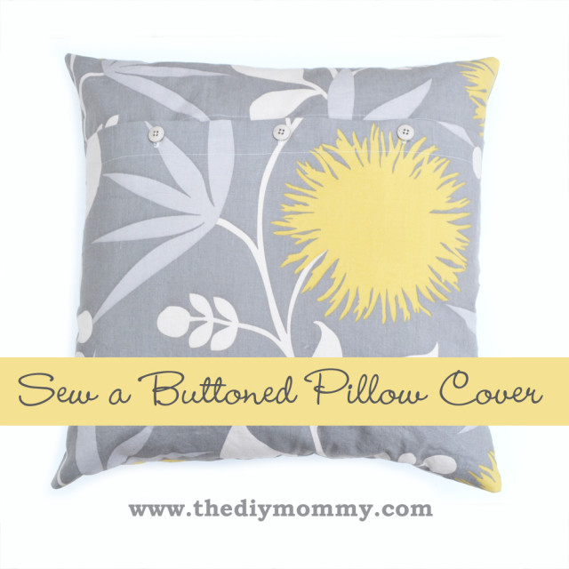 Buttoned-Pillow-Cover