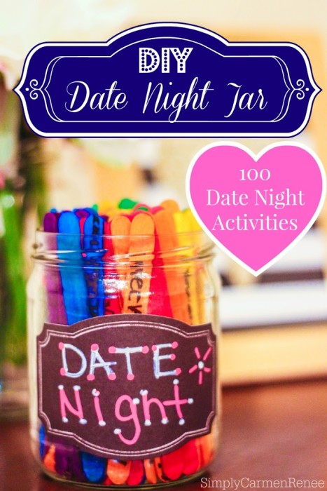 Diy Date Night Jar For 100 Great Dates 1805