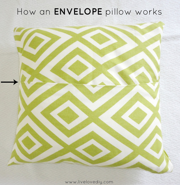 how an envelope pillow works