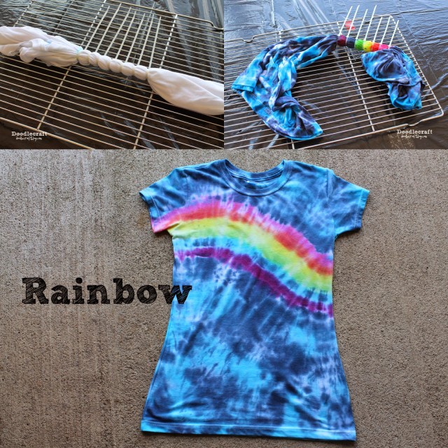 rainbow tie dye pattern easy shirt tulip one step family time