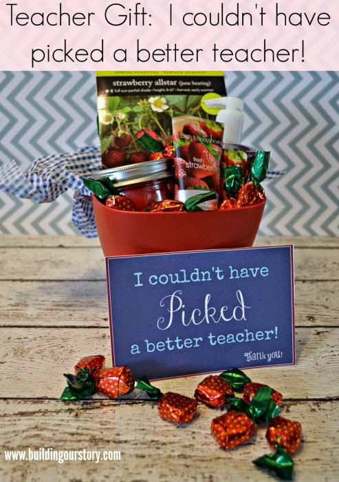 #DIY End of Year Teacher Gift I Couldn't Have Picked A Better Teacher 1