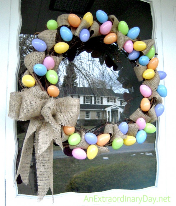 Pastel-Eggs-Burlap-Grapevine-Easter-Wreath-AnExtraordinaryDay.net_