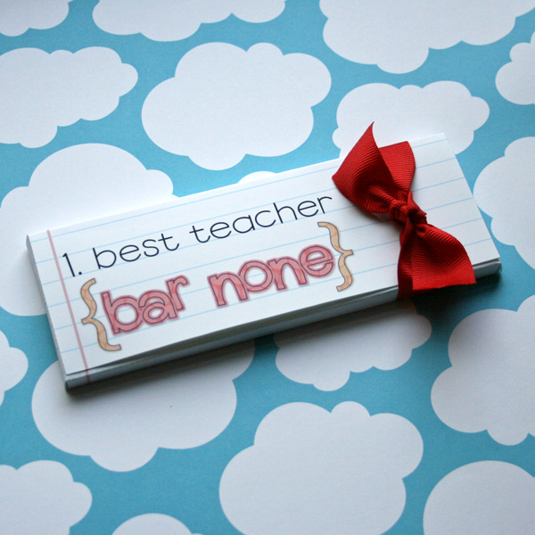 Candy Bar Box for Teacher Appreciation