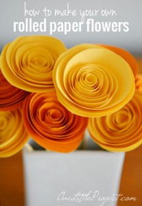 40 Pretty Paper Flower Crafts, Tutorials & Ideas