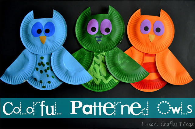 Colorful Patterned Owls