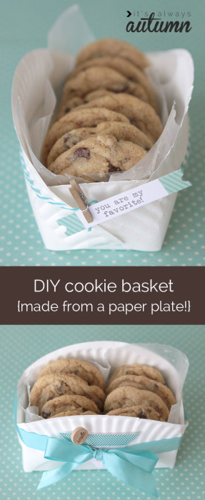 cookie-basket-sleeve-diy-package-from-a-paper-plate-instructions