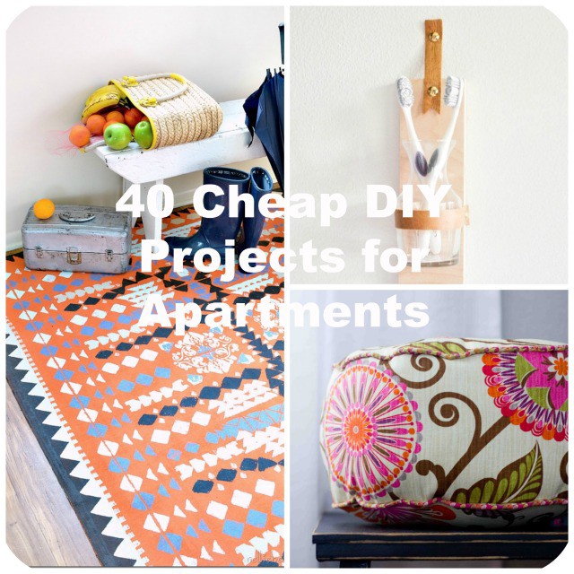 40 Cheap DIY  Projects for Small Apartments