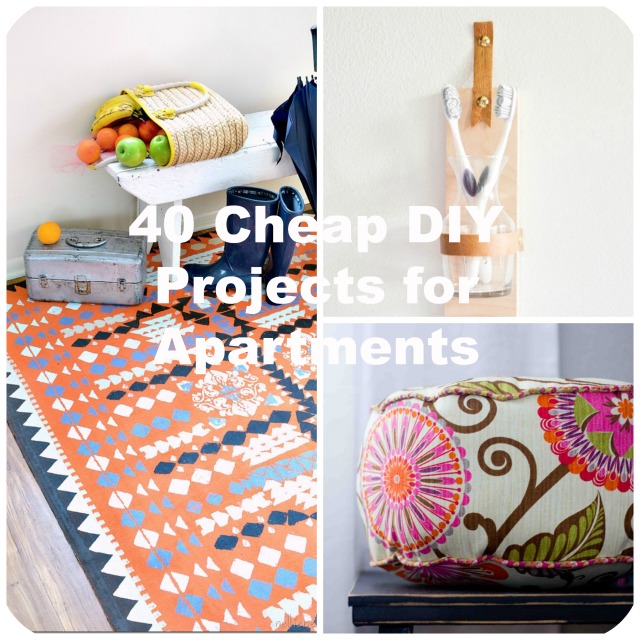 40 Cheap DIY Projects for Small Apartments