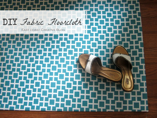 DIY Fabric Floor cloth