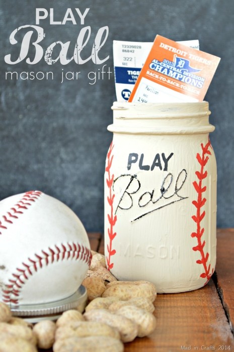 Play Ball Mason Jar Gift