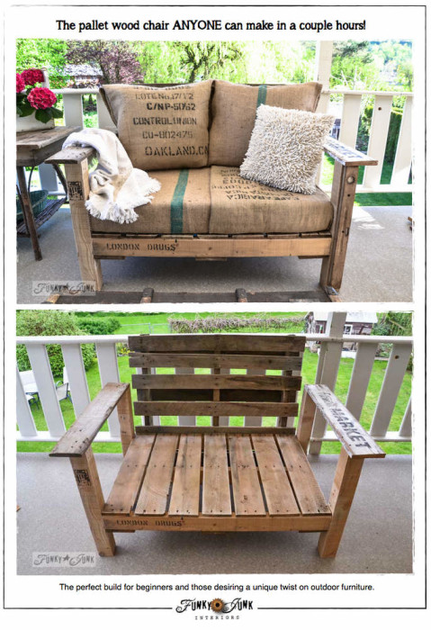 Pallet Wood Chair