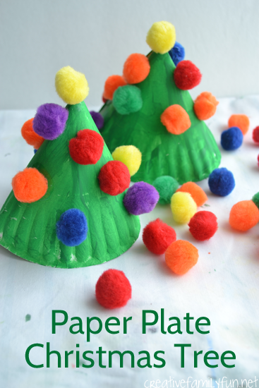Paper Plate Christmas Tree 3D