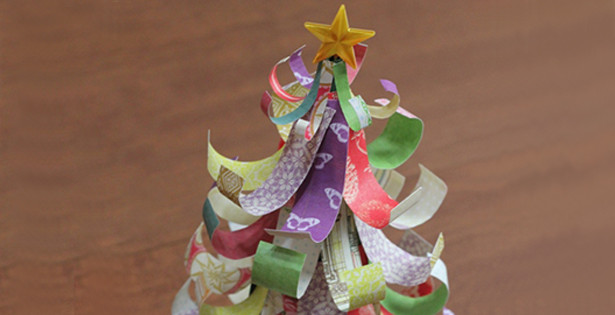 Paper Scrap Christmas Tree